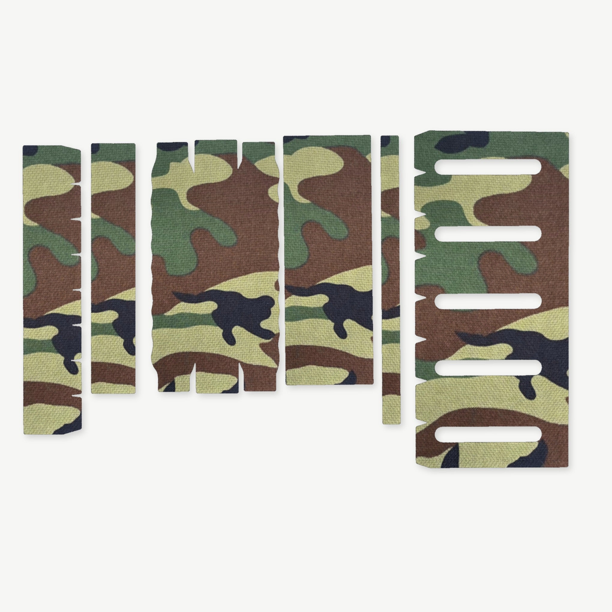 Light Wrap Kit for Modlite 18650 Rifle Light (PLHv2, v3/OKW v2) - die-cut Cordura 1000D kit pieces in M81 Woodland - Combat Textiles