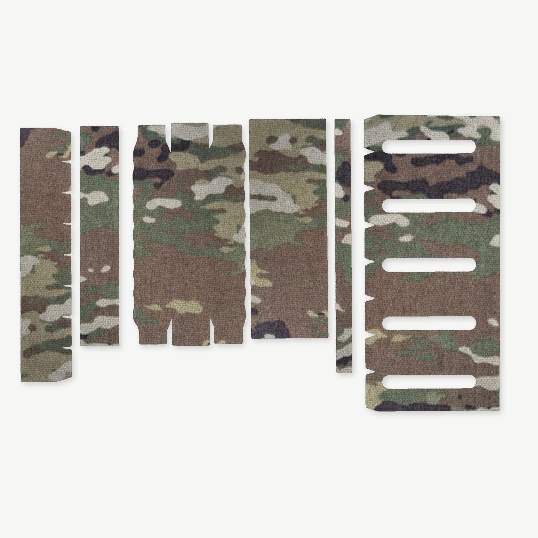 Light Wrap Kit for Modlite 18650 Rifle Light (PLHv2, v3/OKW v2) - die-cut Cordura 1000D kit pieces in MultiCam - Combat Textiles