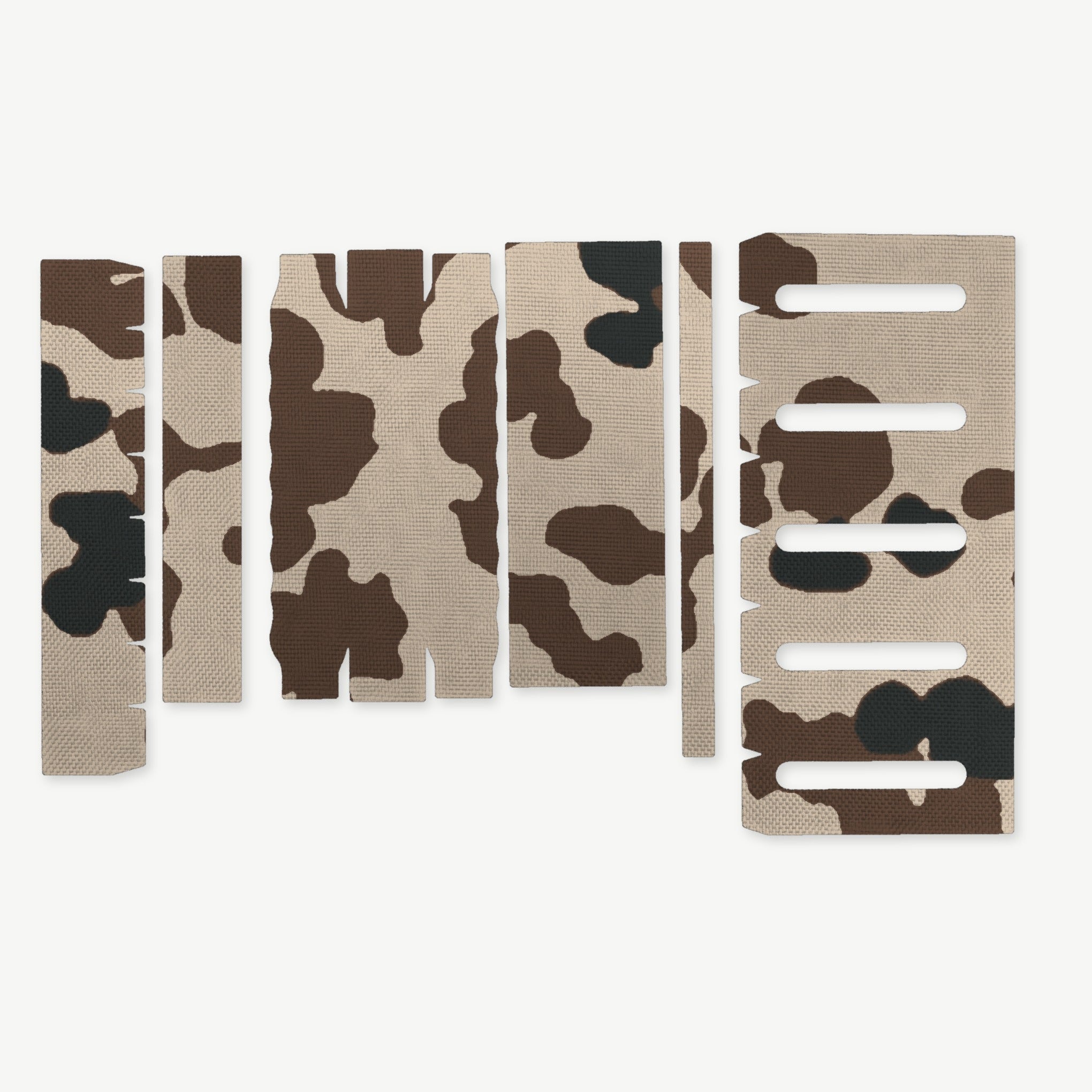 Light Wrap Kit for Modlite 18650 Rifle Light (PLHv2, v3/OKW v2) - die-cut Cordura 1000D kit pieces in Tropentarn - Combat Textiles