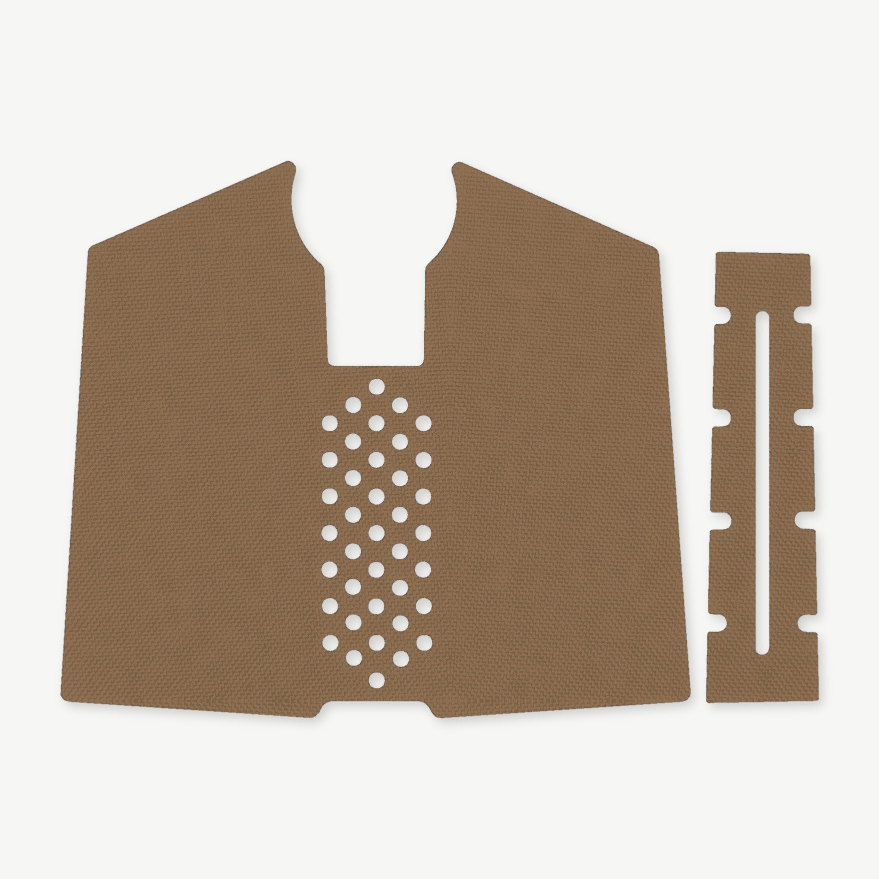 Grip Kit for PTR 91 - die-cut Cordura 1000D kit pieces in Coyote - Combat Textiles