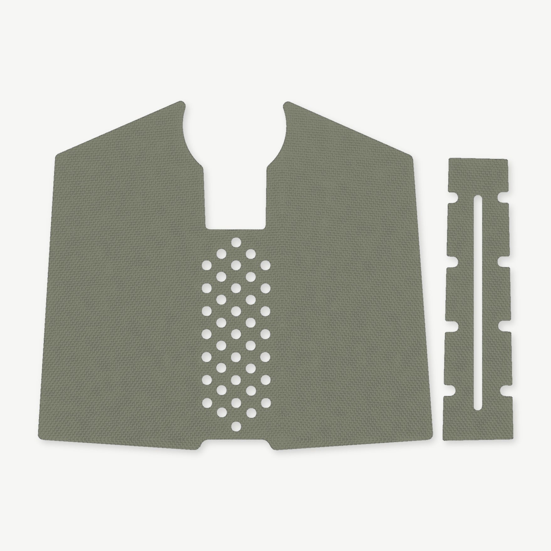 Grip Kit for PTR 91 - die-cut Cordura 1000D kit pieces in OD Green - Combat Textiles