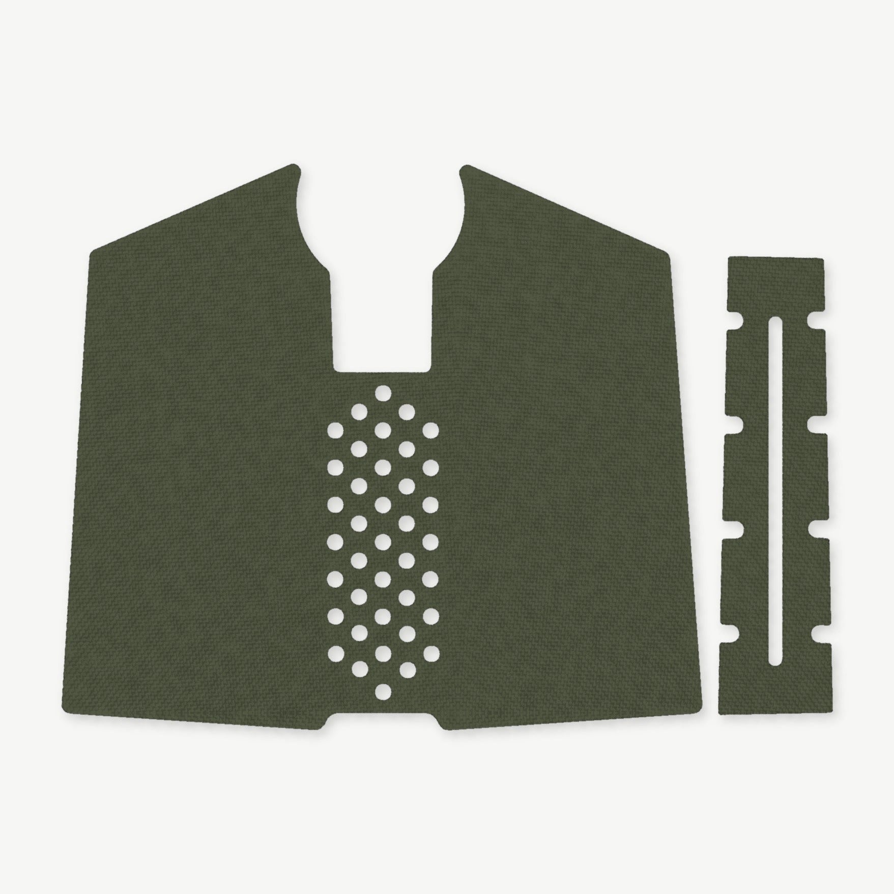 Grip Kit for PTR 91 - die-cut Cordura 1000D kit pieces in OD Green - Combat Textiles