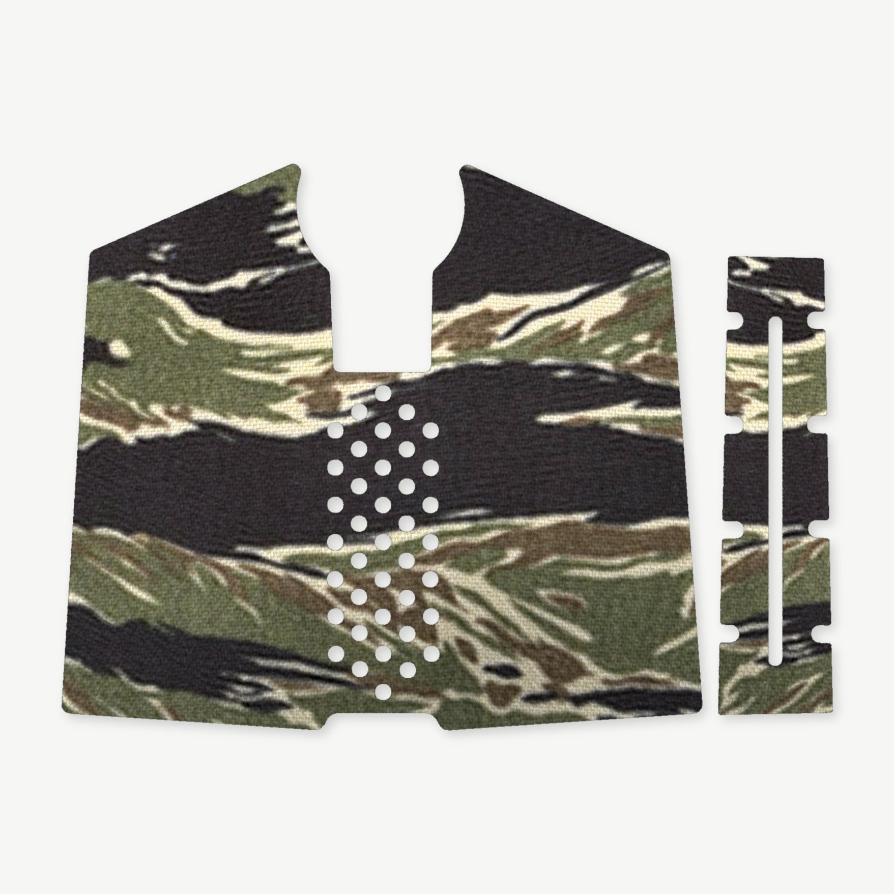 Grip Kit for PTR 91 - die-cut Cordura 1000D kit pieces in Tiger Stripe (Green/Black) - Combat Textiles