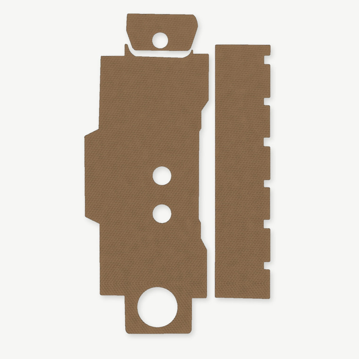 Light Wrap Kit for Streamlight TLR-4 - die-cut Cordura 1000D kit pieces in Coyote - Combat Textiles