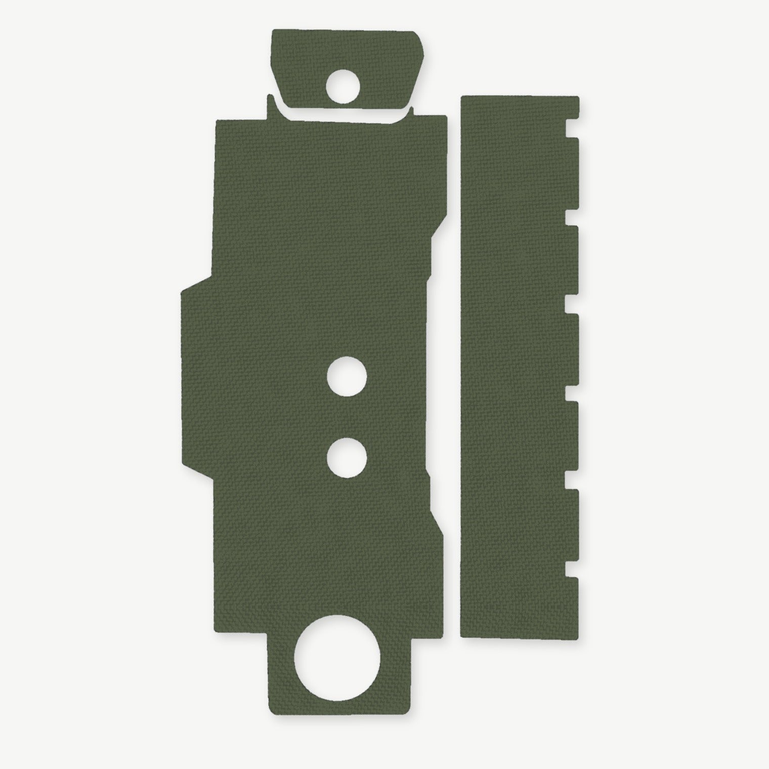 Light Wrap Kit for Streamlight TLR-4 - die-cut Cordura 1000D kit pieces in Ranger Green - Combat Textiles