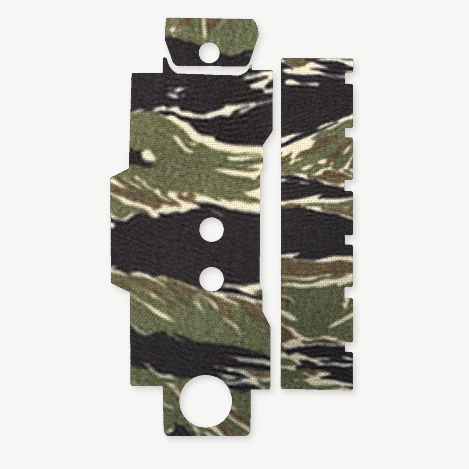 Light Wrap Kit for Streamlight TLR-4 - die-cut Cordura 1000D kit pieces in Tiger Stripe (Green/Black) - Combat Textiles