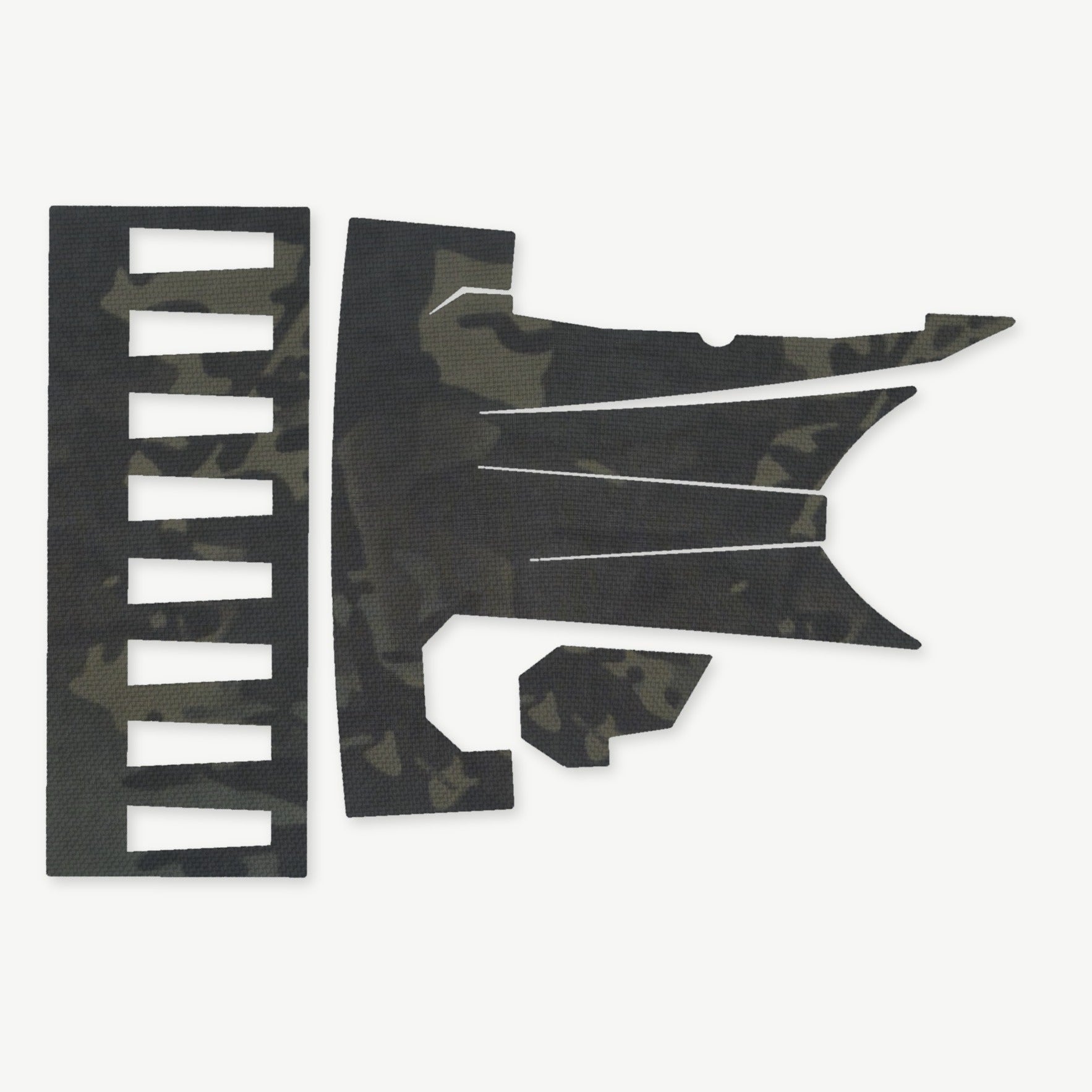 Light Wrap Kit for INFORCE WMLx (Gen 2) - die-cut Cordura 1000D kit pieces in MultiCam Black - Combat Textiles