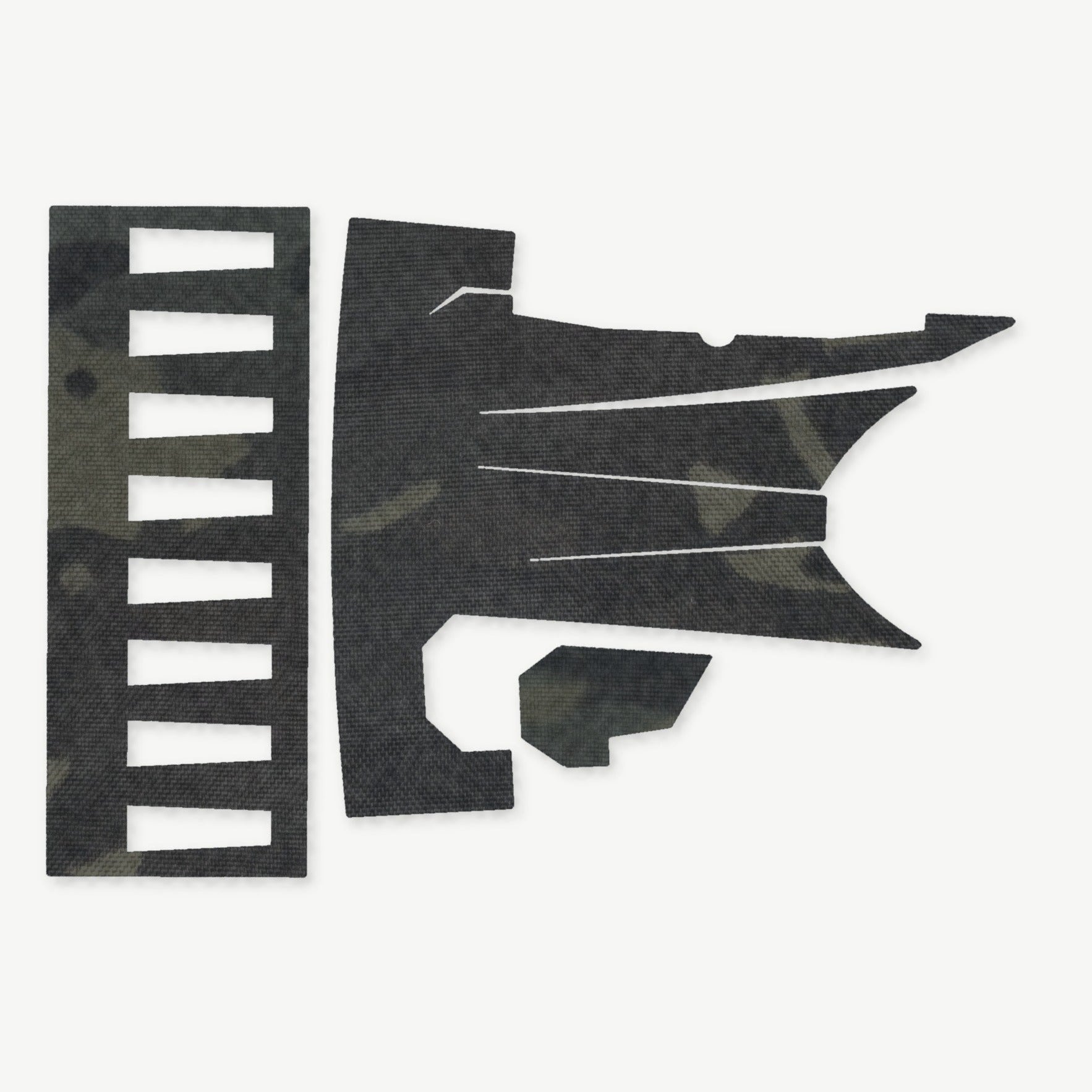 Light Wrap Kit for INFORCE WMLx (Gen 2) - die-cut Cordura 1000D kit pieces in MultiCam Black - Combat Textiles