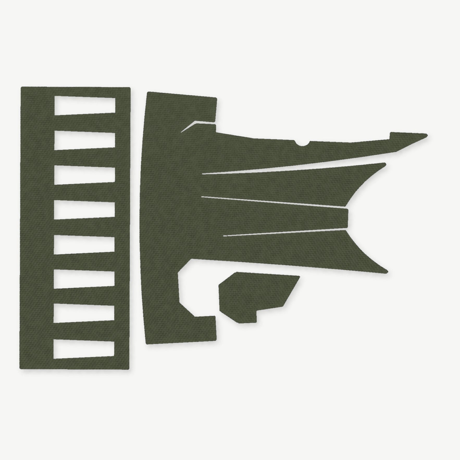 Light Wrap Kit for INFORCE WMLx (Gen 2) - die-cut Cordura 1000D kit pieces in OD Green - Combat Textiles