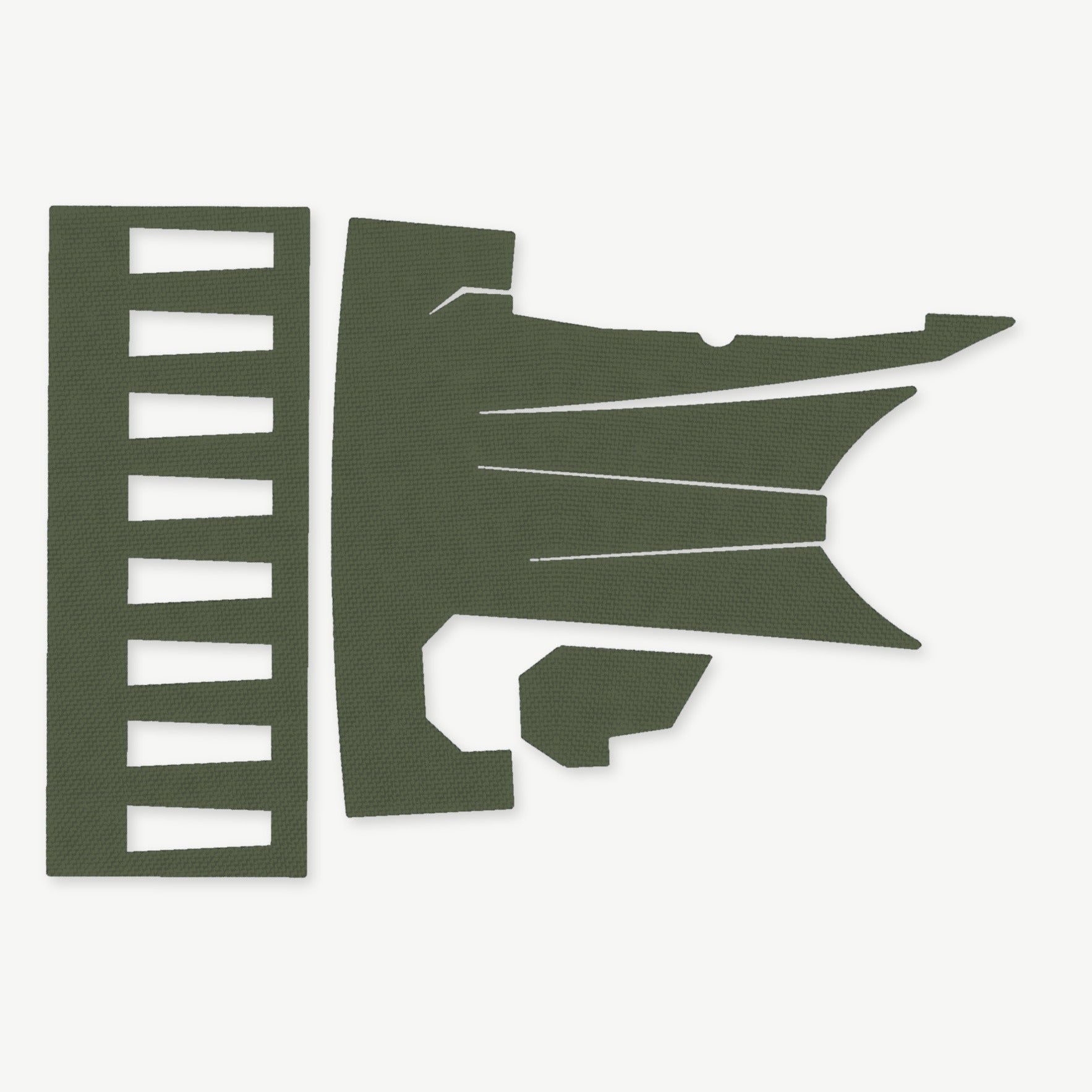 Light Wrap Kit for INFORCE WMLx (Gen 2) - die-cut Cordura 1000D kit pieces in Ranger Green - Combat Textiles