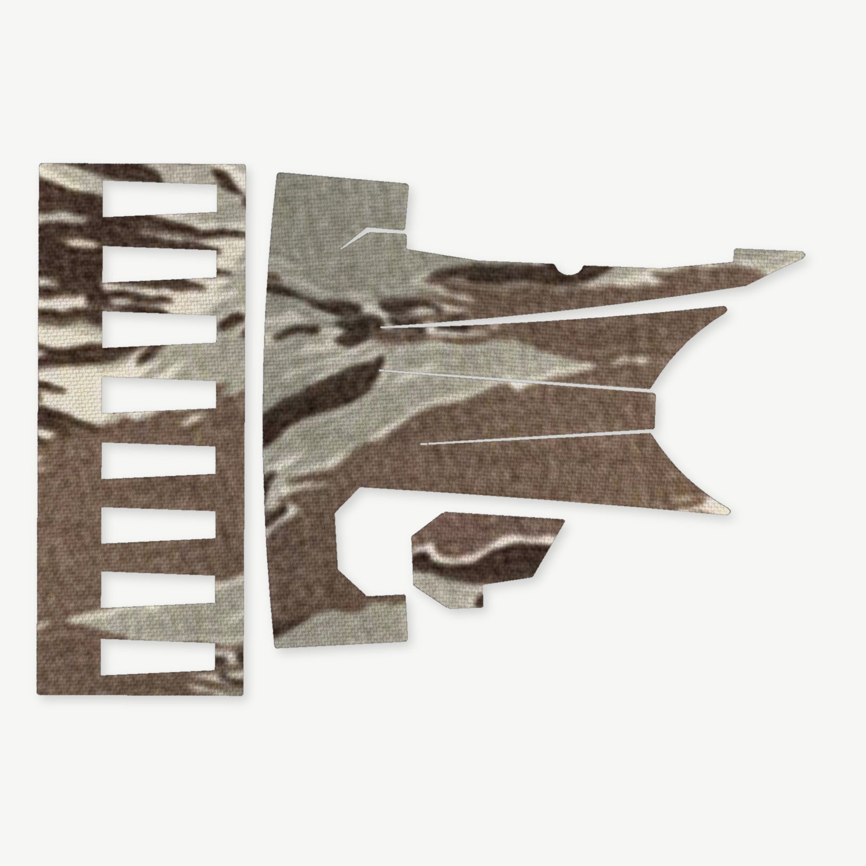 Light Wrap Kit for INFORCE WMLx (Gen 2) - die-cut Cordura 1000D kit pieces in Tiger Stripe (ABU) - Combat Textiles