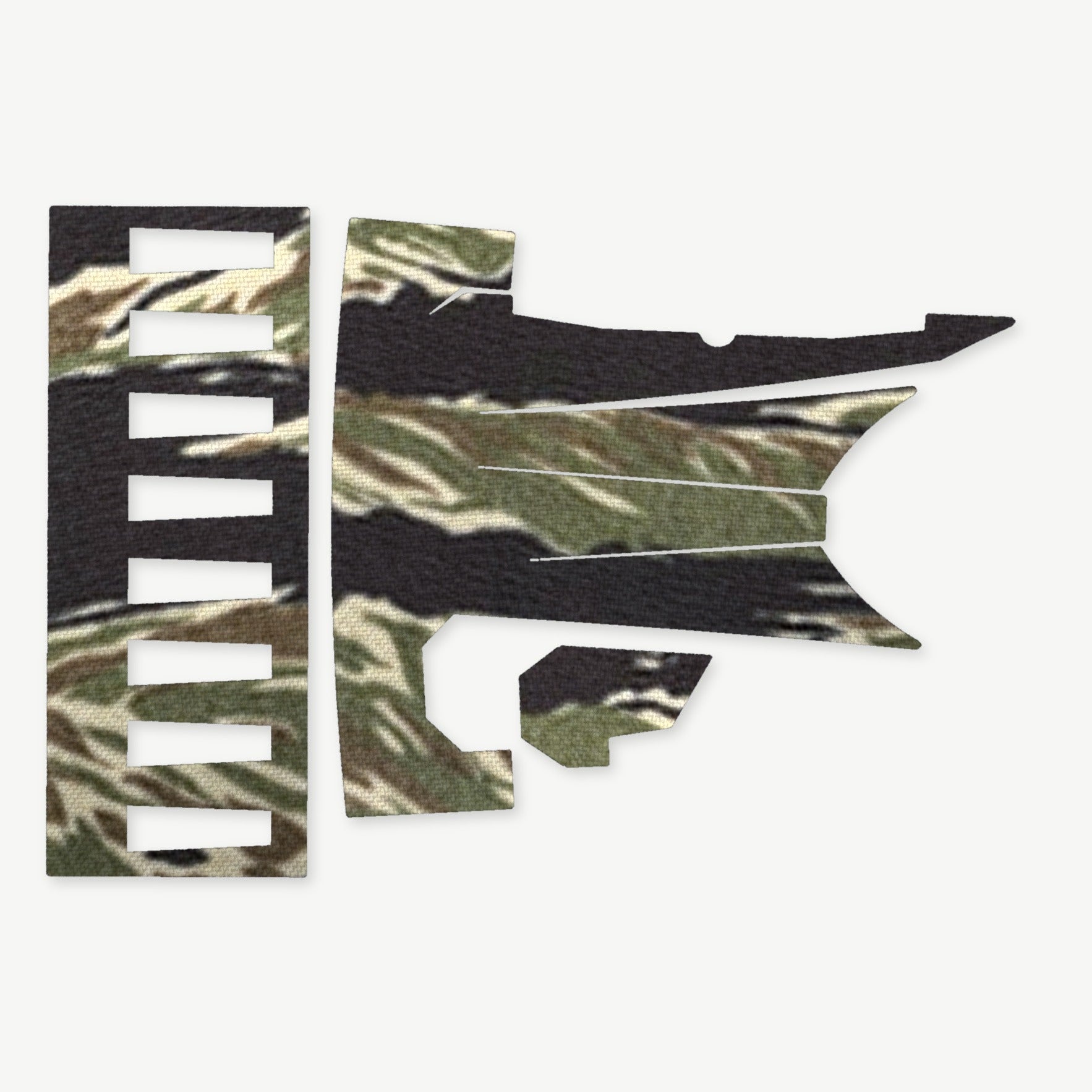 Light Wrap Kit for INFORCE WMLx (Gen 2) - die-cut Cordura 1000D kit pieces in Tiger Stripe (Green/Black) - Combat Textiles