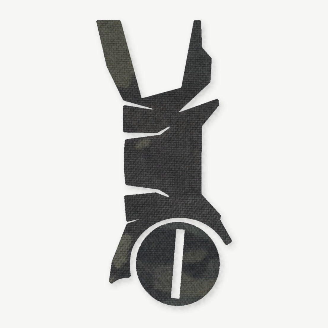 Optic Wrap Kit for Steiner MPS-C - die-cut Cordura 1000D kit pieces in MultiCam Black - Combat Textiles