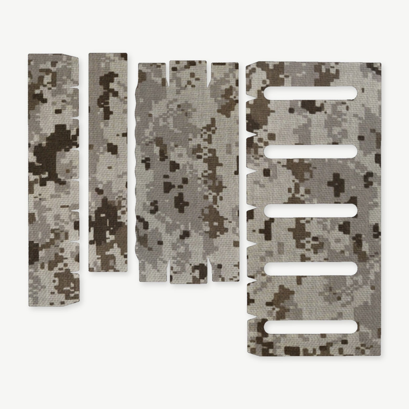 Light Wrap Kit for Modlite 18350 Rifle Light (PLHv2, v3/OKW v2) - die-cut Cordura 1000D kit pieces in ACU (Desert) - Combat Textiles