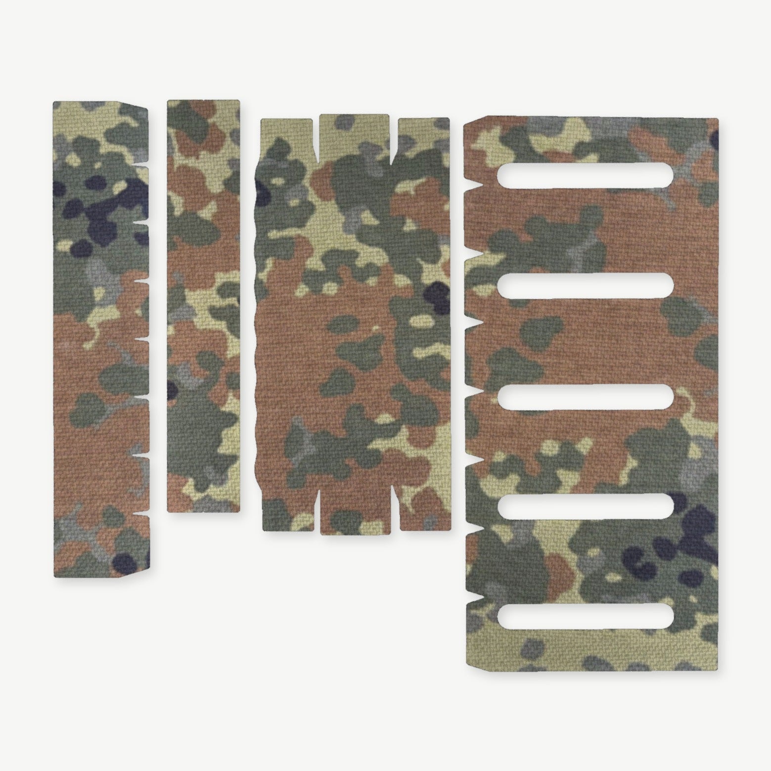 Light Wrap Kit for Modlite 18350 Rifle Light (PLHv2, v3/OKW v2) - die-cut Cordura 1000D kit pieces in Flecktarn - Combat Textiles