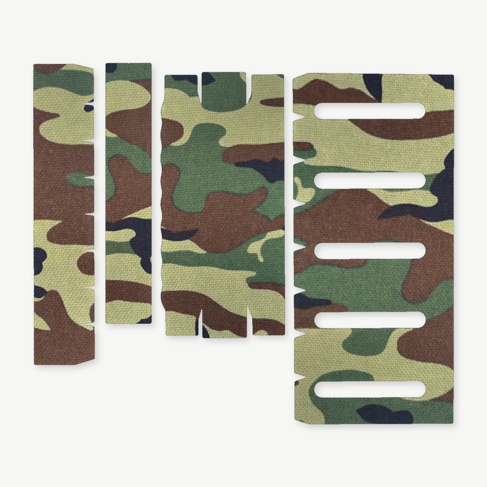 Light Wrap Kit for Modlite 18350 Rifle Light (PLHv2, v3/OKW v2) - die-cut Cordura 1000D kit pieces in M81 Woodland - Combat Textiles