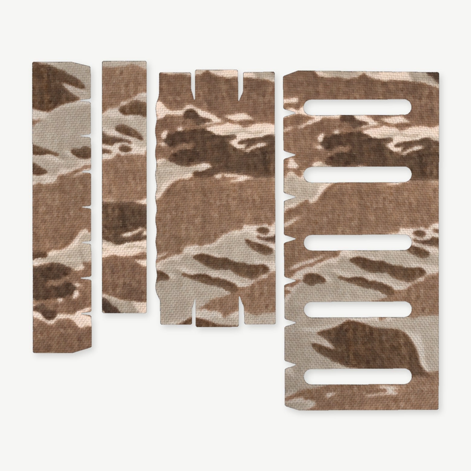 Light Wrap Kit for Modlite 18350 Rifle Light (PLHv2, v3/OKW v2) - die-cut Cordura 1000D kit pieces in Tiger Stripe (Desert) - Combat Textiles