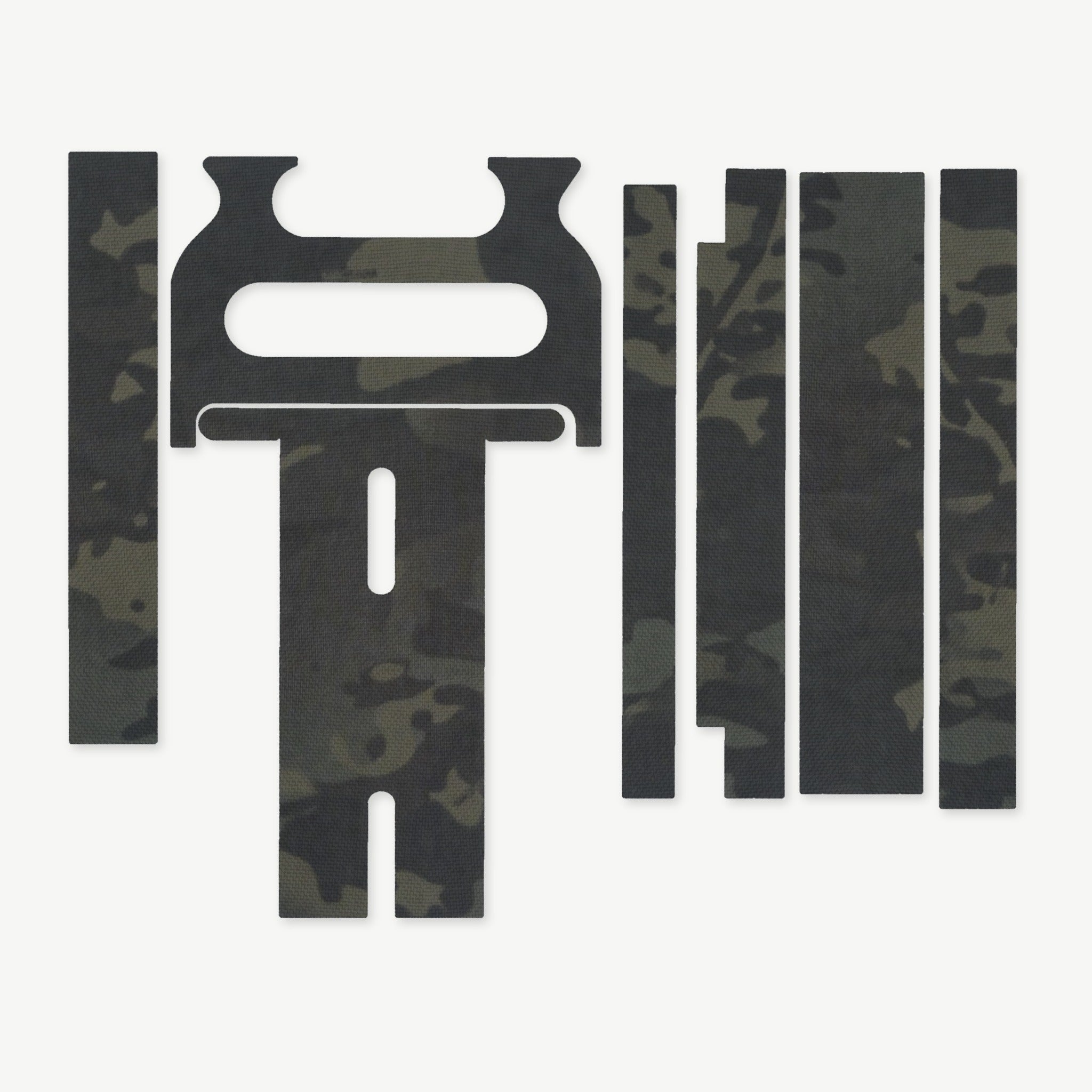 Light Wrap Kit for Cloud Defensive OWL - die-cut Cordura 1000D kit pieces in MultiCam Black - Combat Textiles