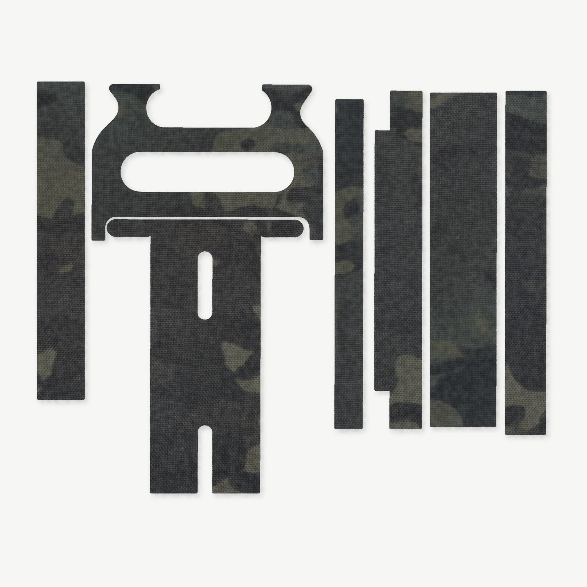 Light Wrap Kit for Cloud Defensive OWL - die-cut Cordura 1000D kit pieces in MultiCam Black - Combat Textiles