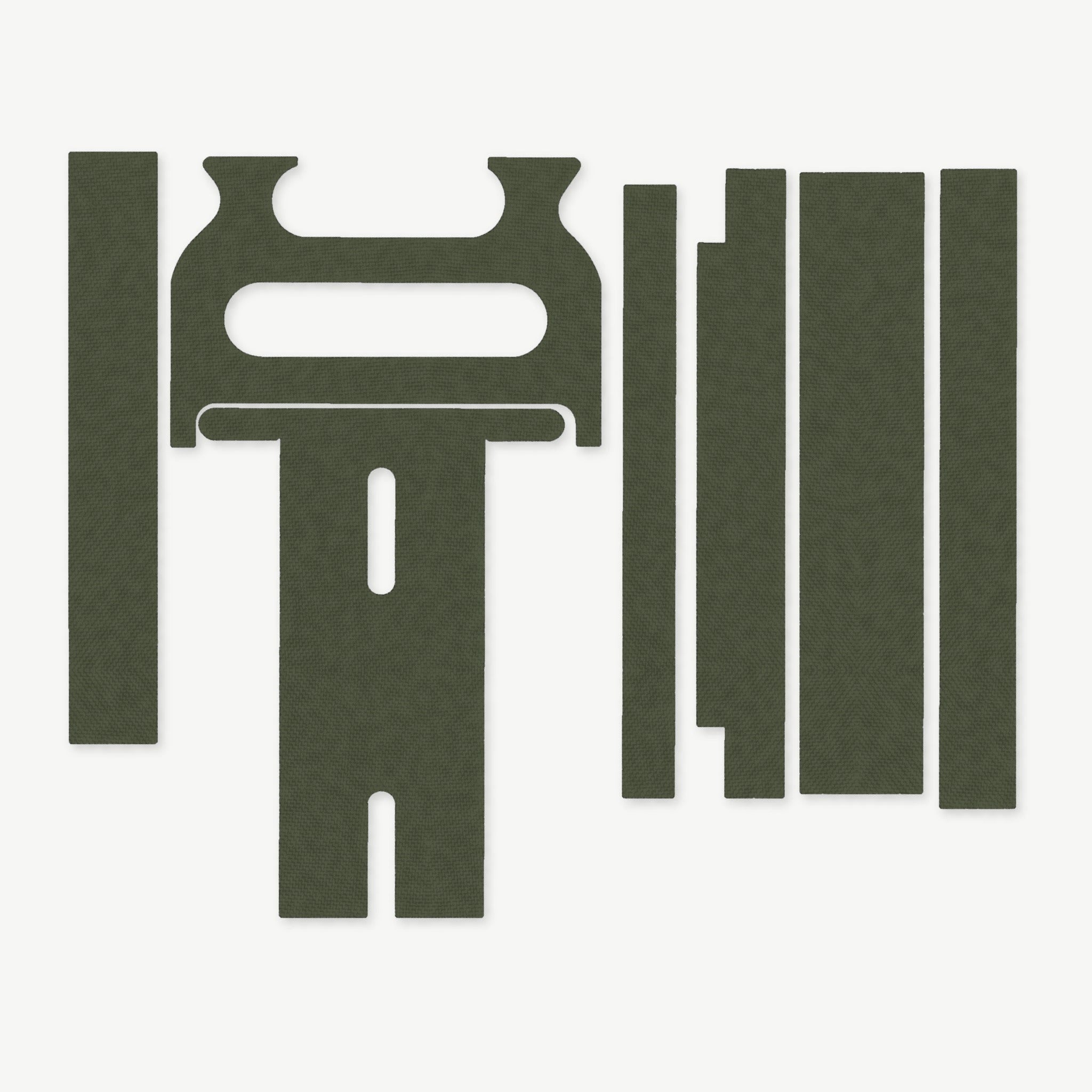 Light Wrap Kit for Cloud Defensive OWL - die-cut Cordura 1000D kit pieces in OD Green - Combat Textiles