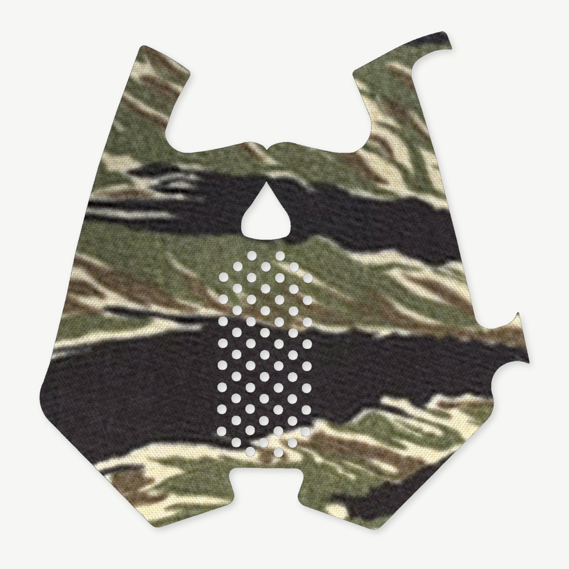 Grip Kit for Magpul SGA — Remington 870 - die-cut Cordura 1000D kit pieces in Tiger Stripe (Green/Black) - Combat Textiles