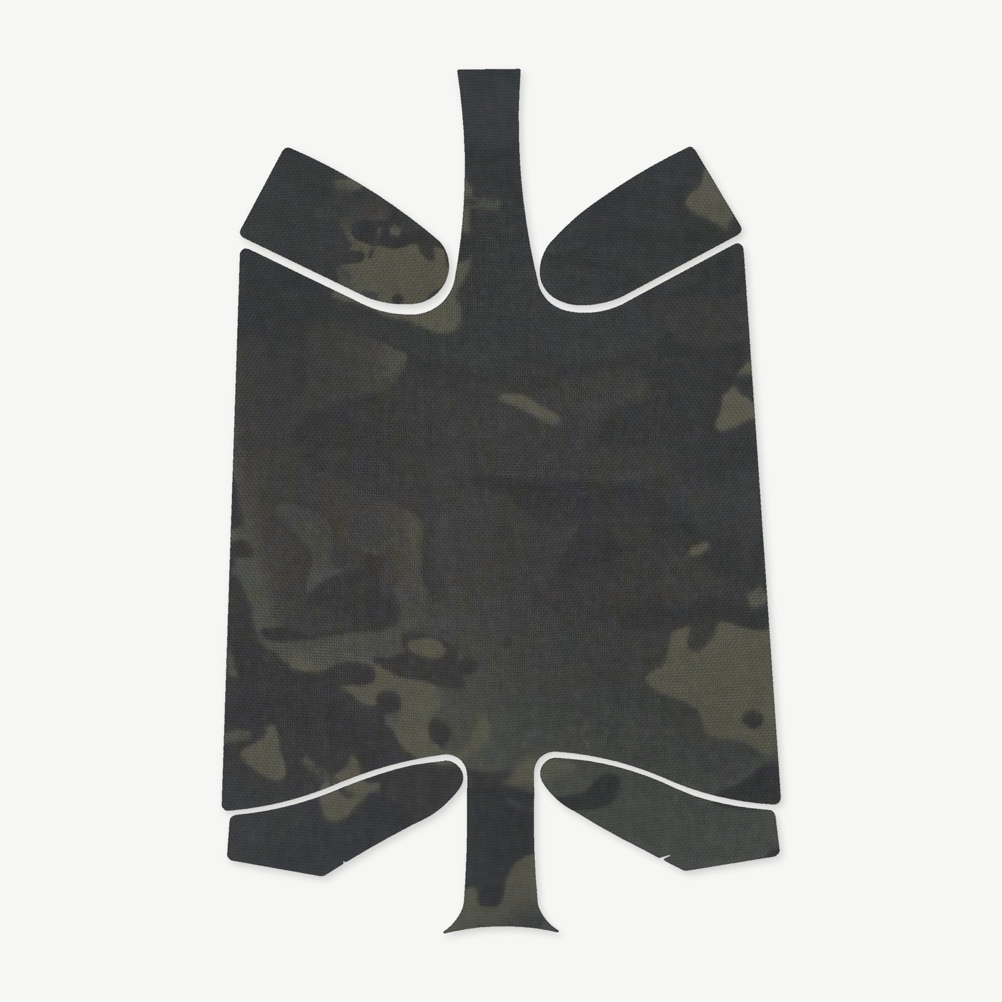 Stock Wrap Kit for Magpul SGA — Remington 870 - die-cut Cordura 1000D kit pieces in MultiCam Black - Combat Textiles