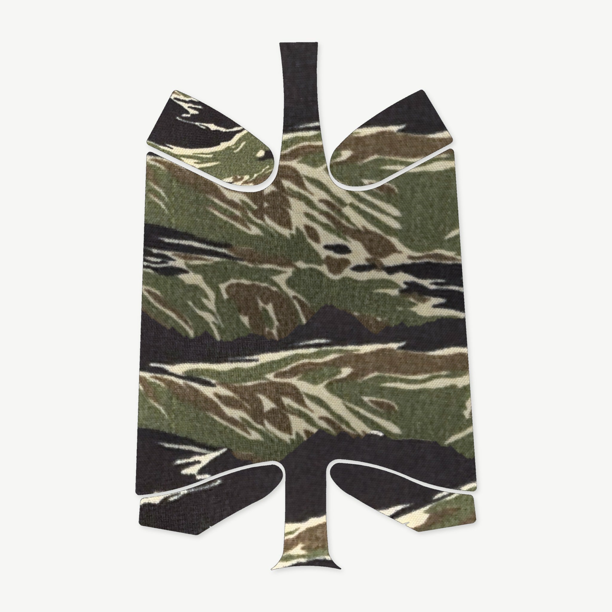 Stock Wrap Kit for Magpul SGA — Remington 870 - die-cut Cordura 1000D kit pieces in Tiger Stripe (Green/Black) - Combat Textiles
