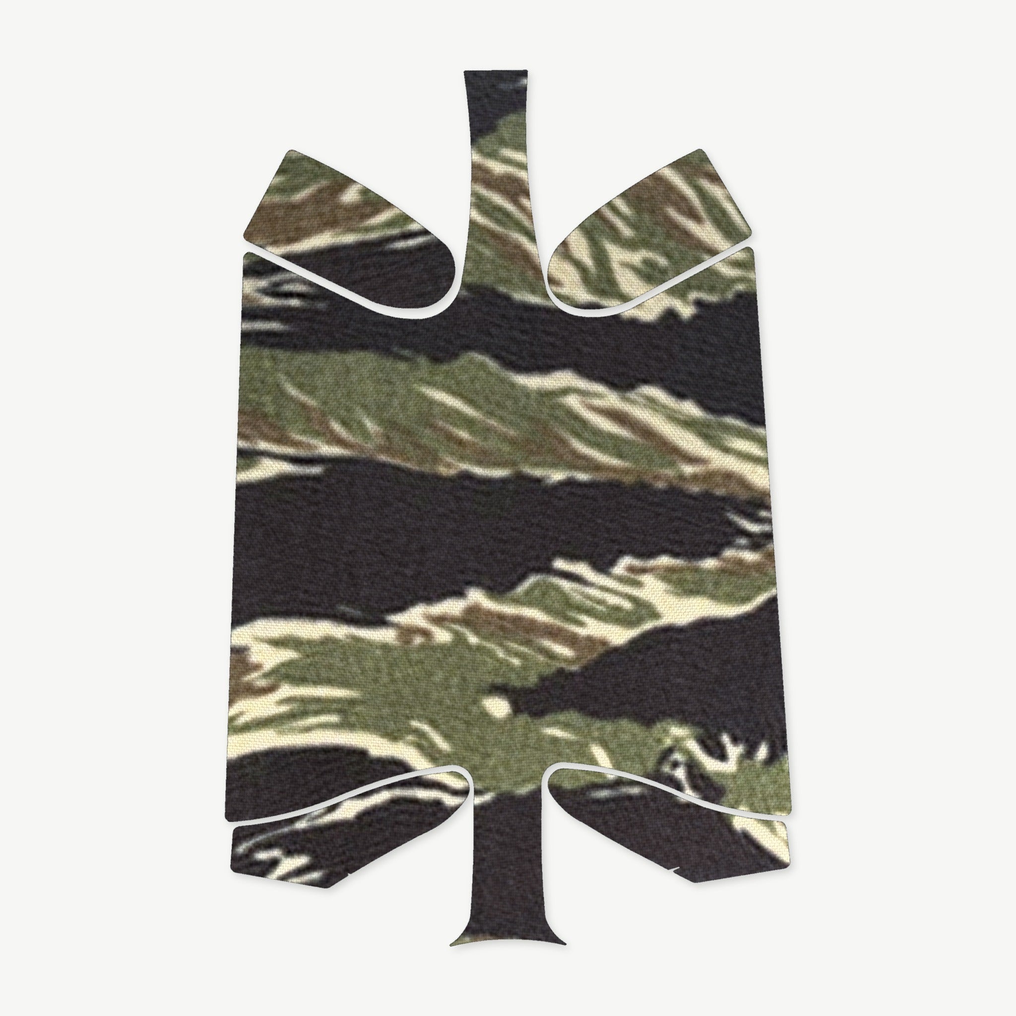 Stock Wrap Kit for Magpul SGA — Remington 870 - die-cut Cordura 1000D kit pieces in Tiger Stripe (Green/Black) - Combat Textiles