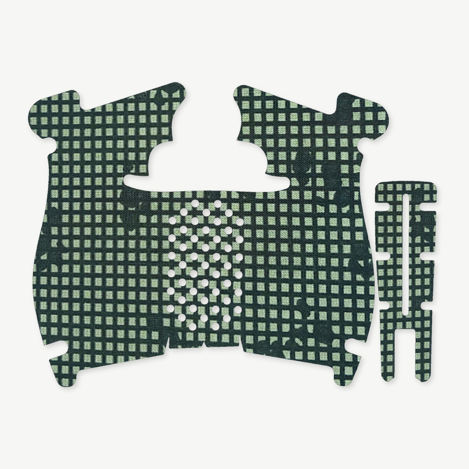 Grip Kit for Walther PDP Steel Frame (Compact) - die-cut Cordura 1000D kit pieces in Desert Night Camo - Combat Textiles