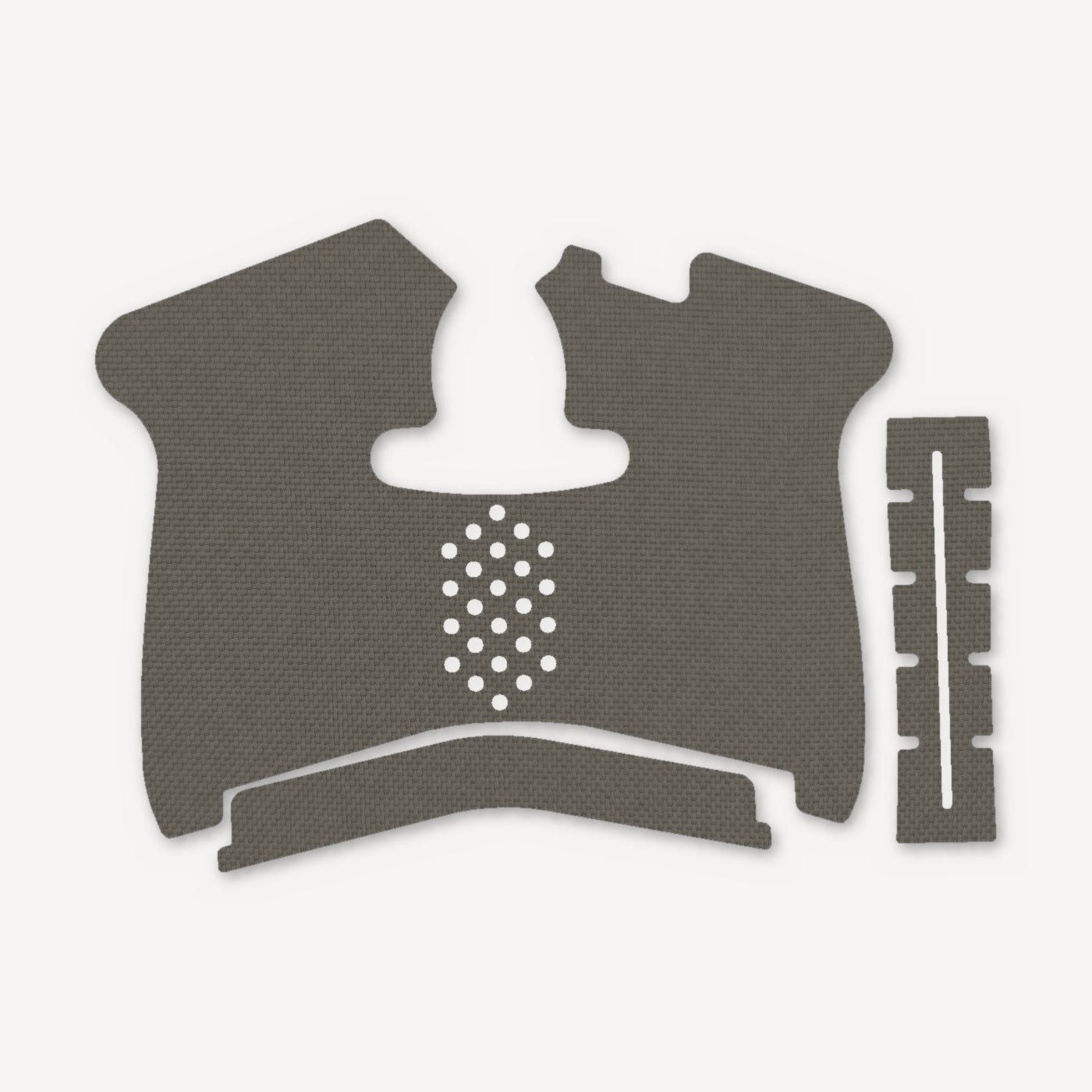 Grip Kit for Smith & Wesson Shield Plus - die-cut Cordura 1000D kit pieces in Ranger Green - Combat Textiles