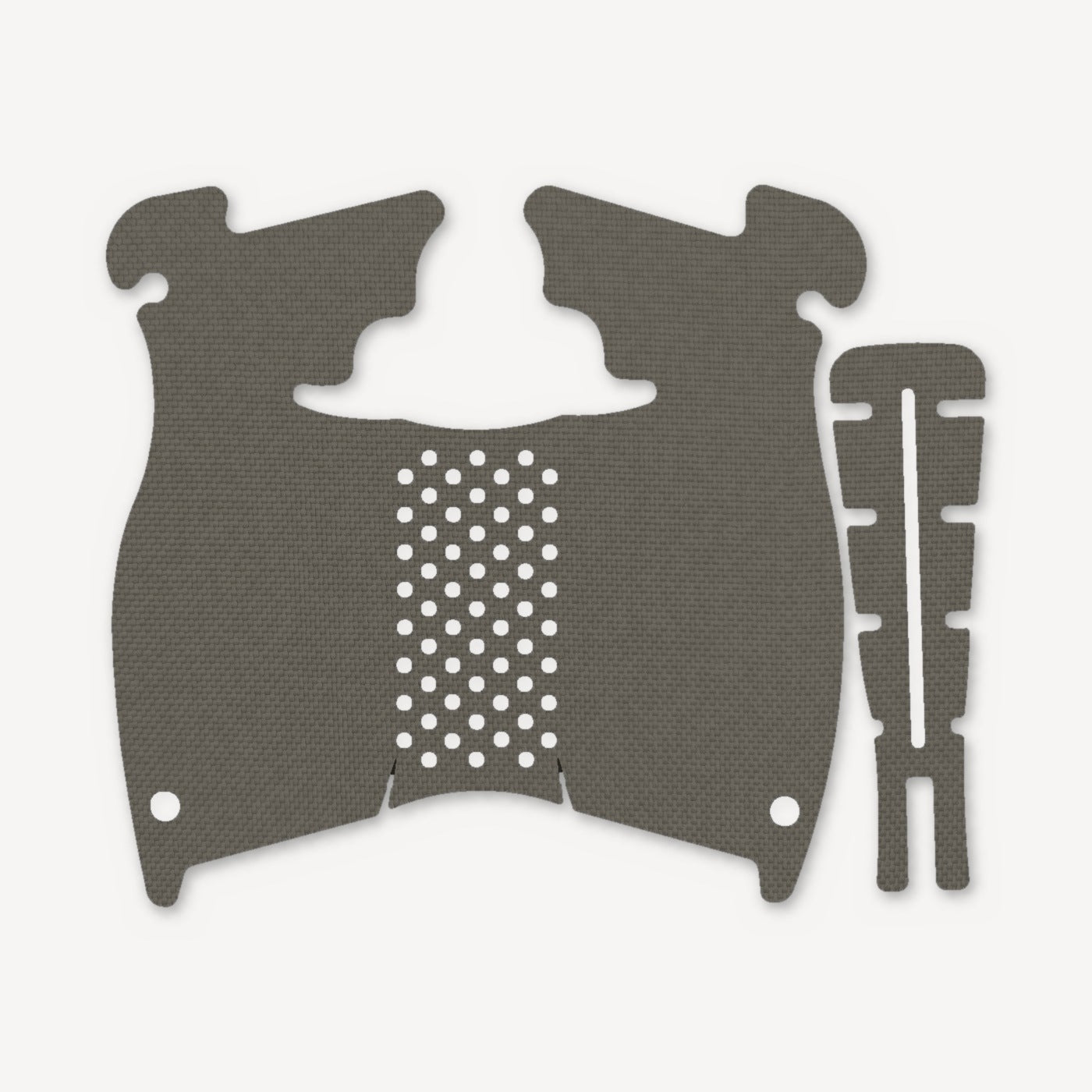 Grip Kit for Walther PDP (Full Size) - die-cut Cordura 1000D kit pieces in Ranger Green - Combat Textiles