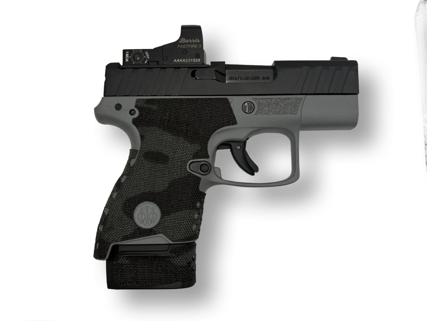 Cordura 1000D grip wrap on the Beretta APX A1 Carry — Combat Textiles