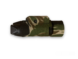 Cordura 1000D weapon light wrap on the OLIGHT VALKYRIE PL-3R — Combat Textiles