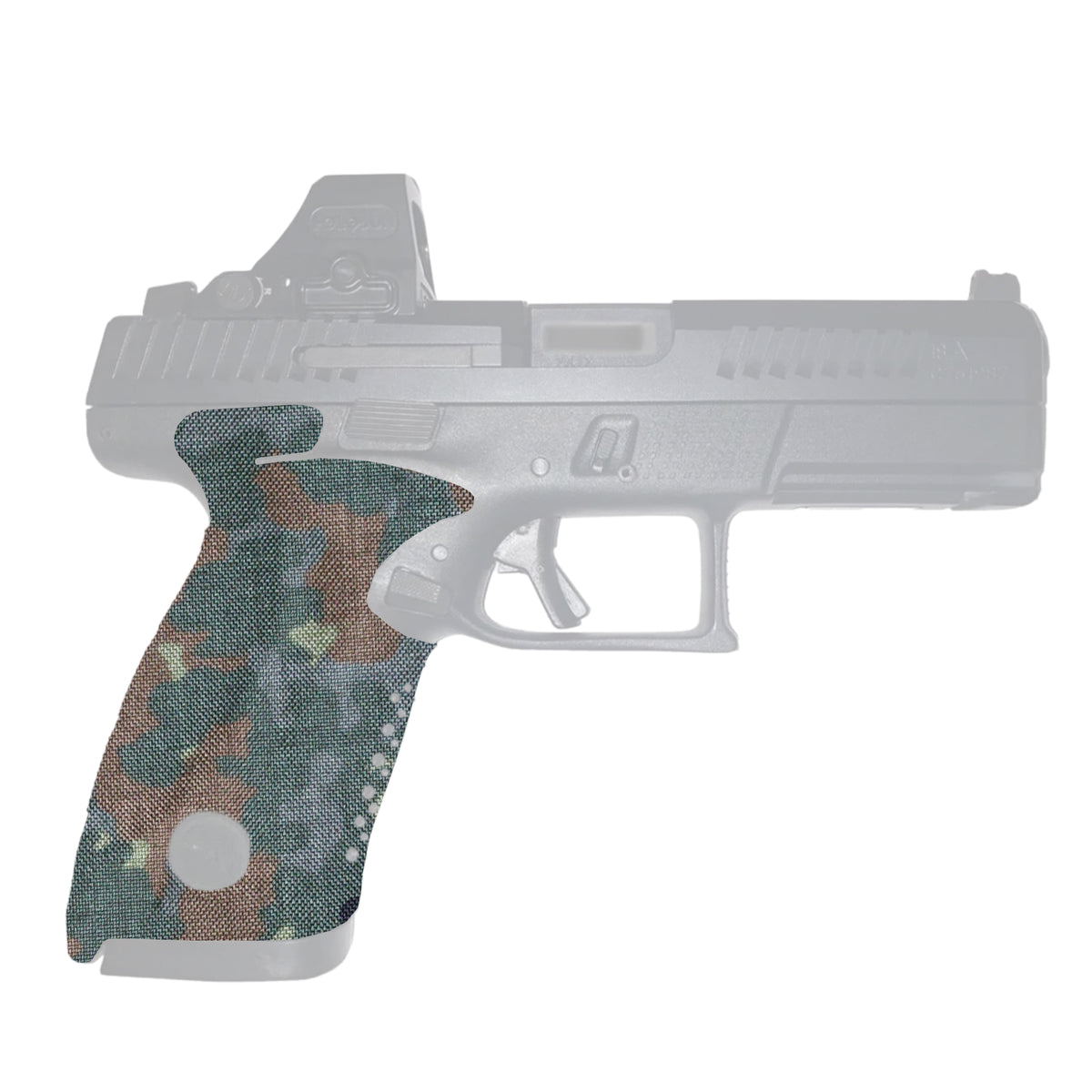 CZ P-10 C Cordura 1000D grip wrap in Flecktarn — Combat Textiles