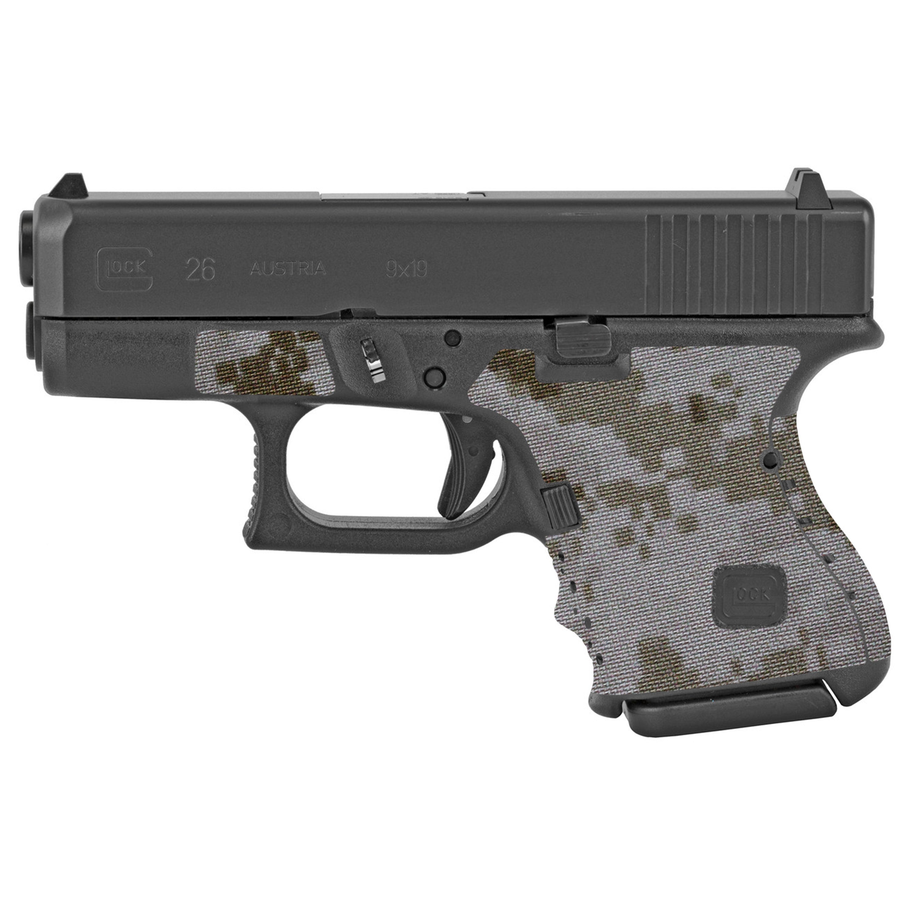 Glock 26 Cordura 1000D grip wrap in ACU (Desert) — Combat Textiles