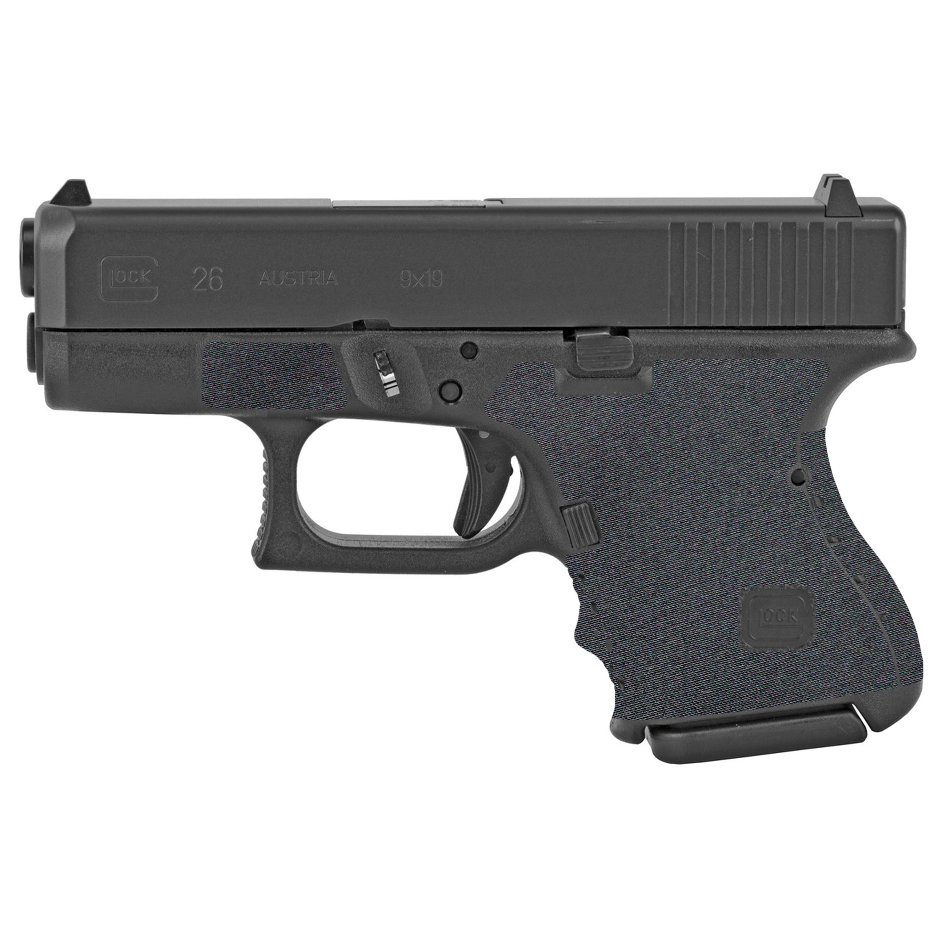 Glock 26 Cordura 1000D grip wrap in Black — Combat Textiles