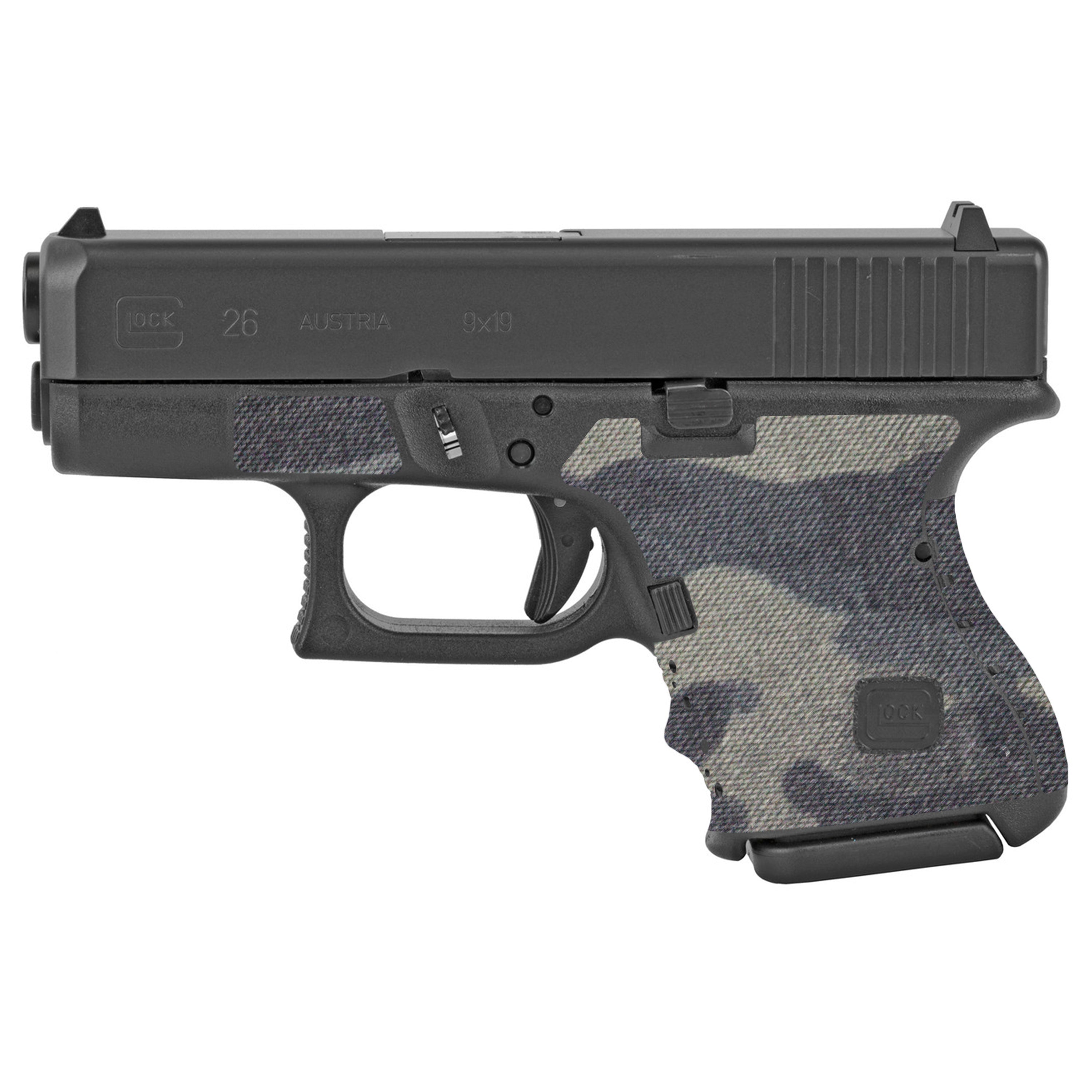 Glock 26 Cordura 1000D grip wrap in Multicam Black — Combat Textiles