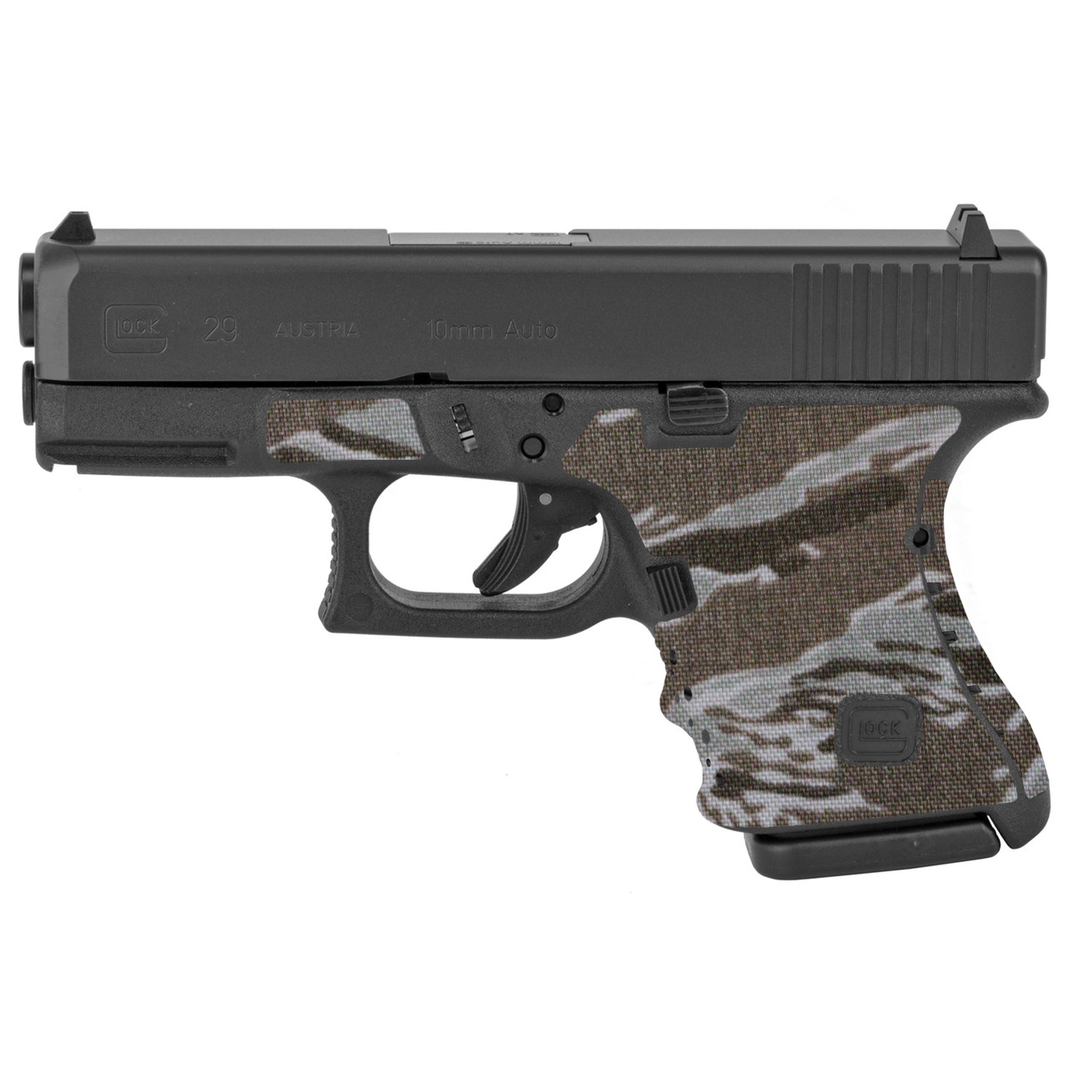 Glock 29 Cordura 1000D grip wrap in Tiger Stripe (Desert) — Combat Textiles