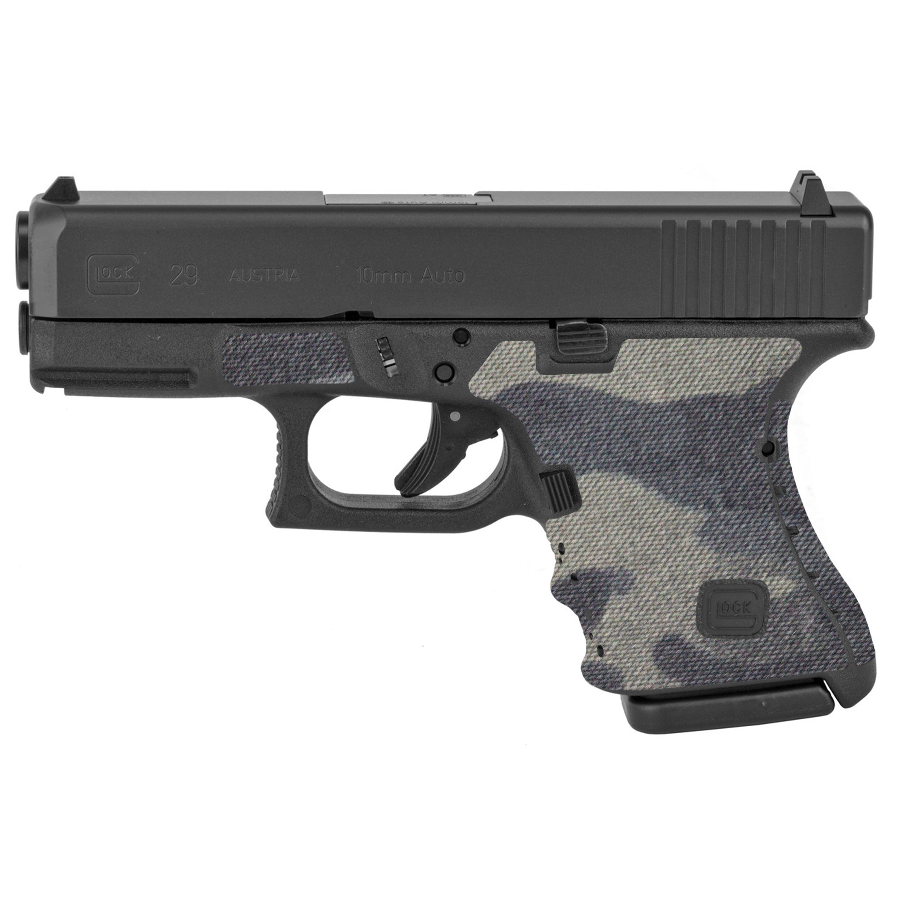 Glock 29 Cordura 1000D grip wrap in Multicam Black — Combat Textiles
