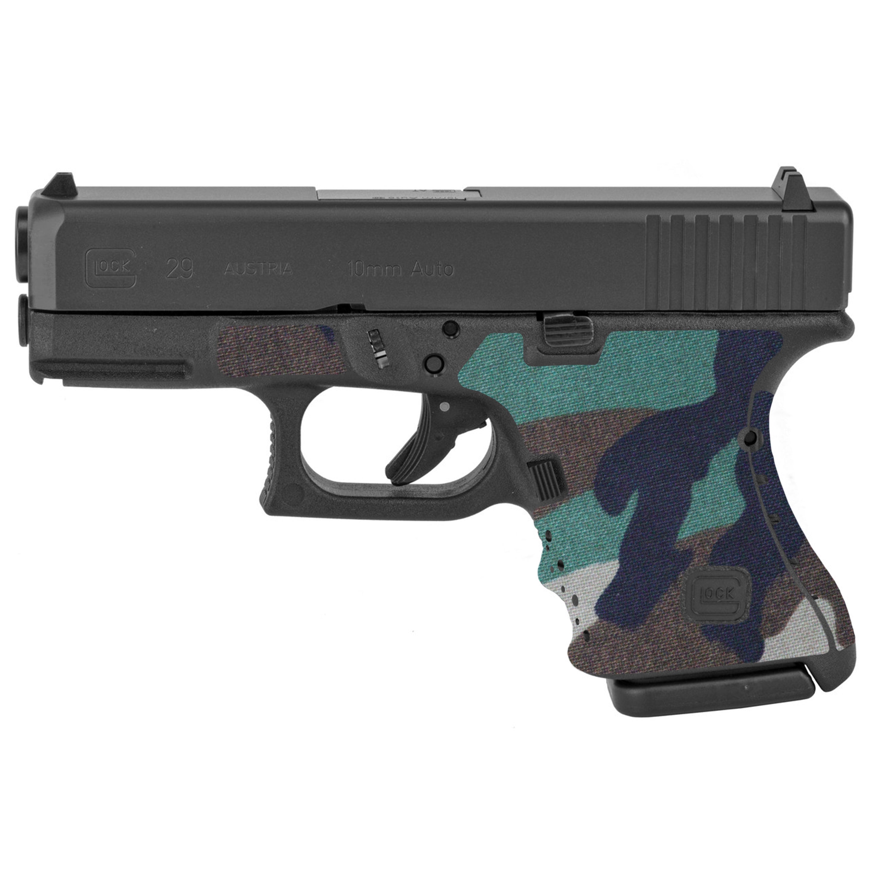 Glock 29 Cordura 1000D grip wrap in M81 Woodland — Combat Textiles