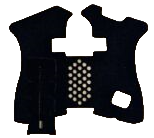 Glock 43X Cordura grip wrap, detail 5