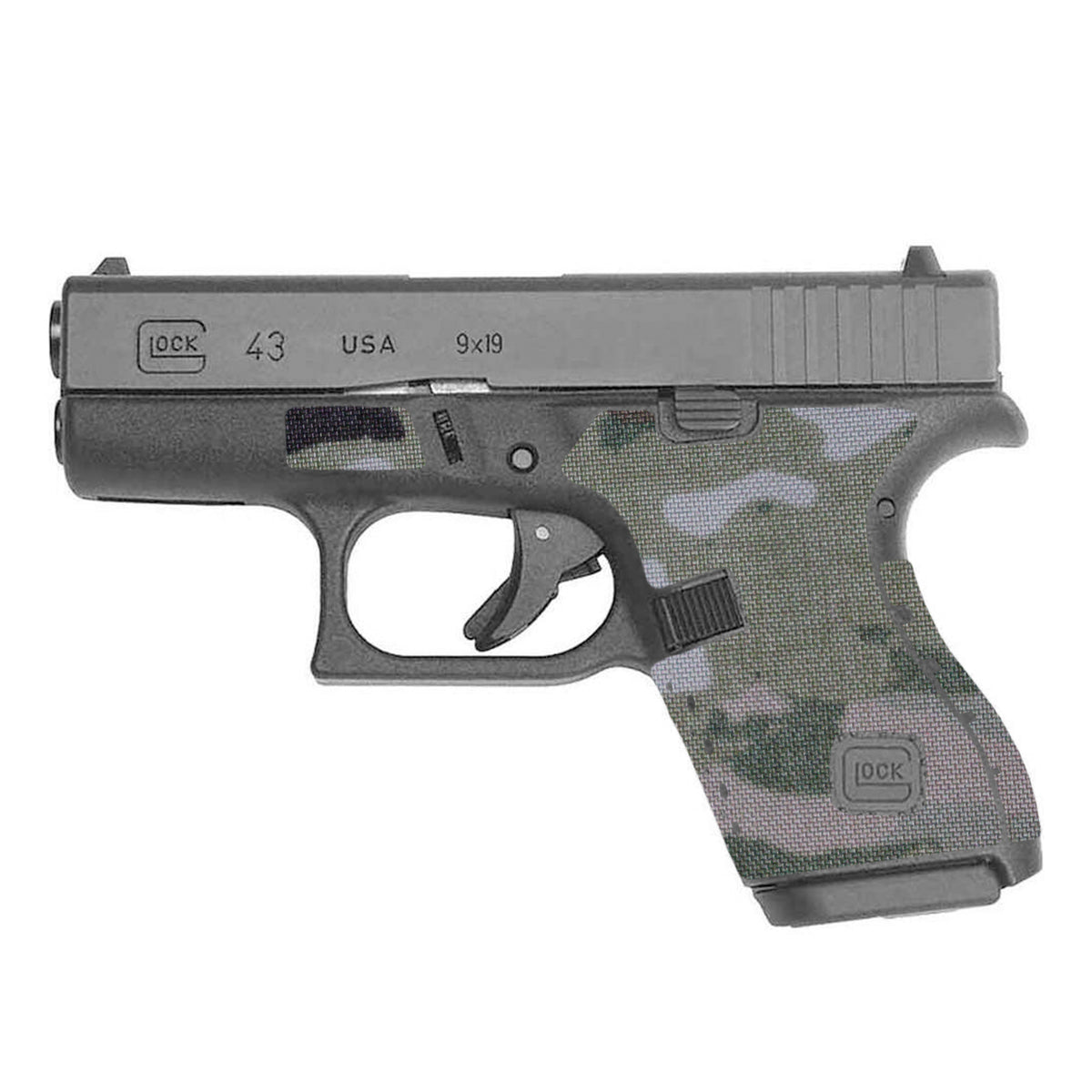 Glock 43 Cordura 1000D grip wrap in MultiCam — Combat Textiles
