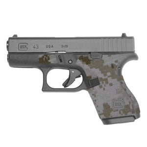 Glock 43 Cordura 1000D grip wrap in ACU (Desert) — Combat Textiles