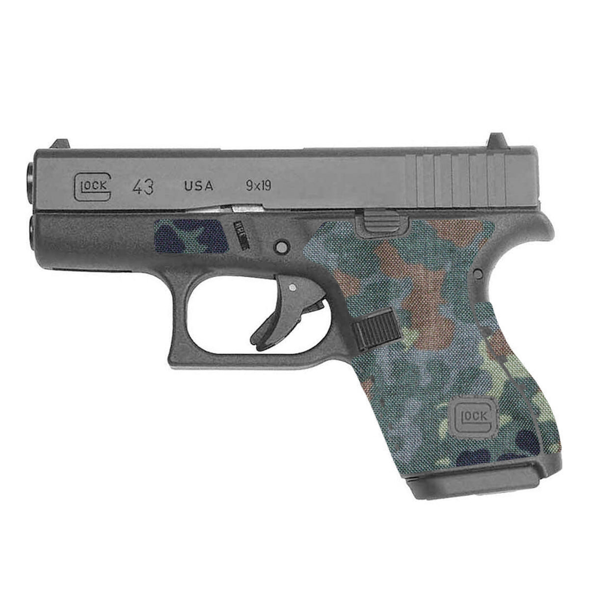 Glock 43 Cordura 1000D grip wrap in Flecktarn — Combat Textiles