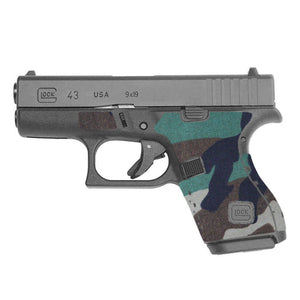 Glock 43 Cordura 1000D grip wrap in M81 Woodland — Combat Textiles