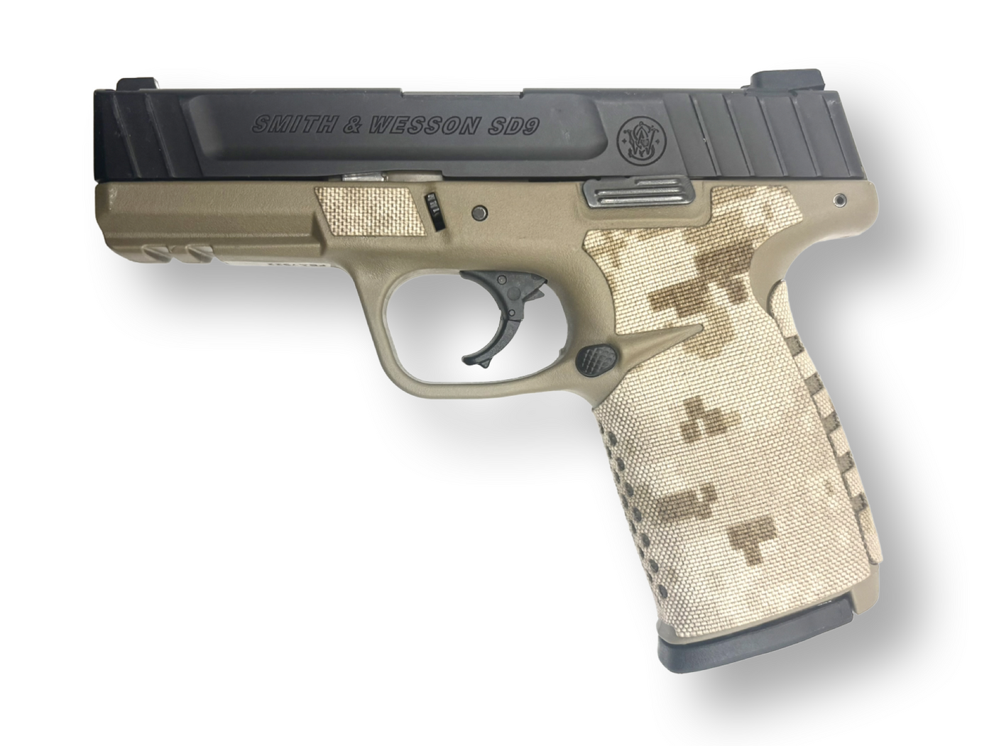 Cordura 1000D grip wrap on the S&W SD9 1.0 — Combat Textiles