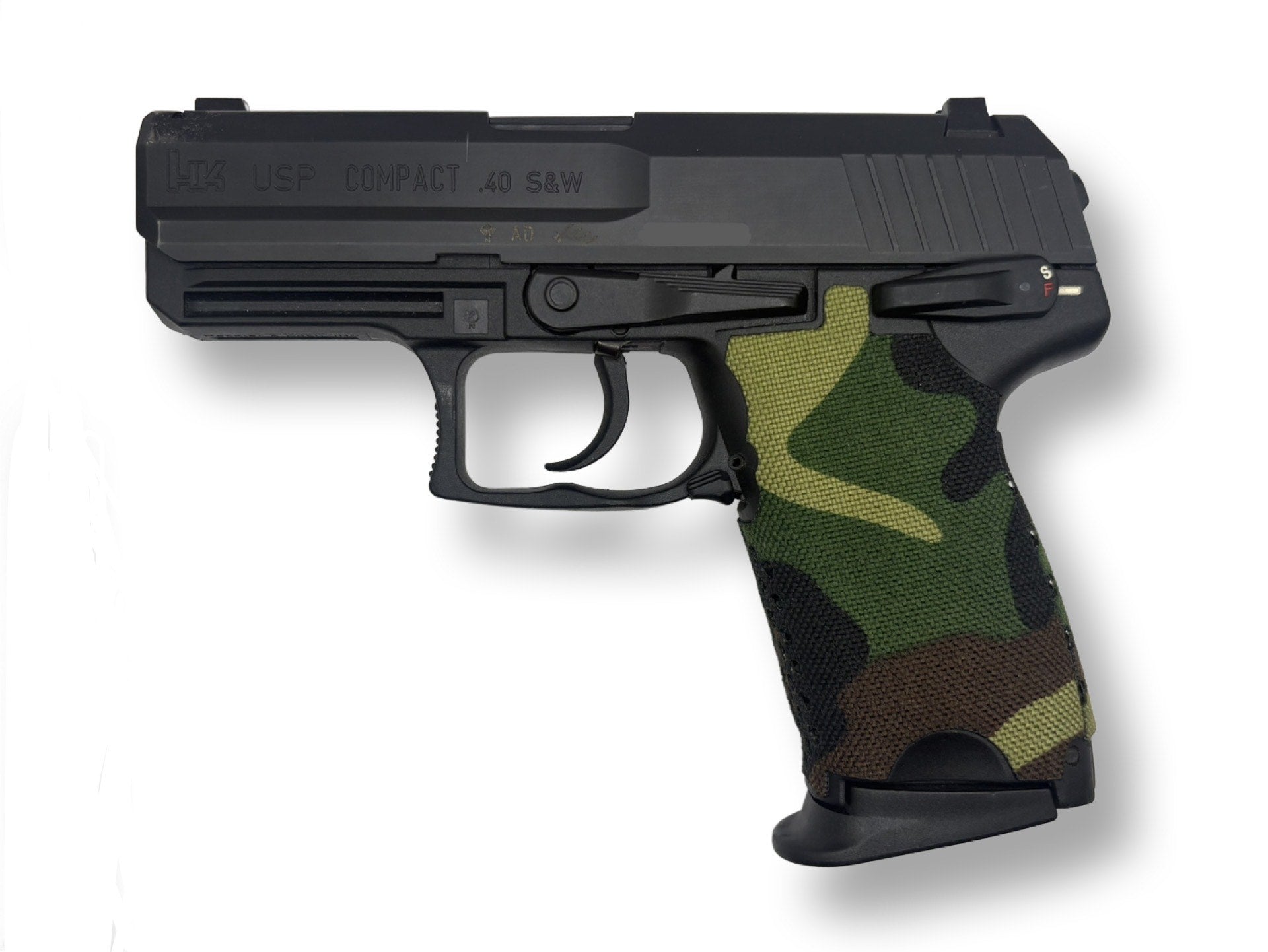 HK USP Compact 9mm Cordura grip wrap, detail 2