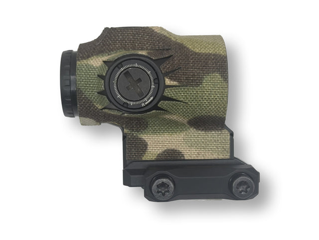 Cordura 1000D optic wrap on the Primary Arms SLx 1X MicroPrism — Combat Textiles