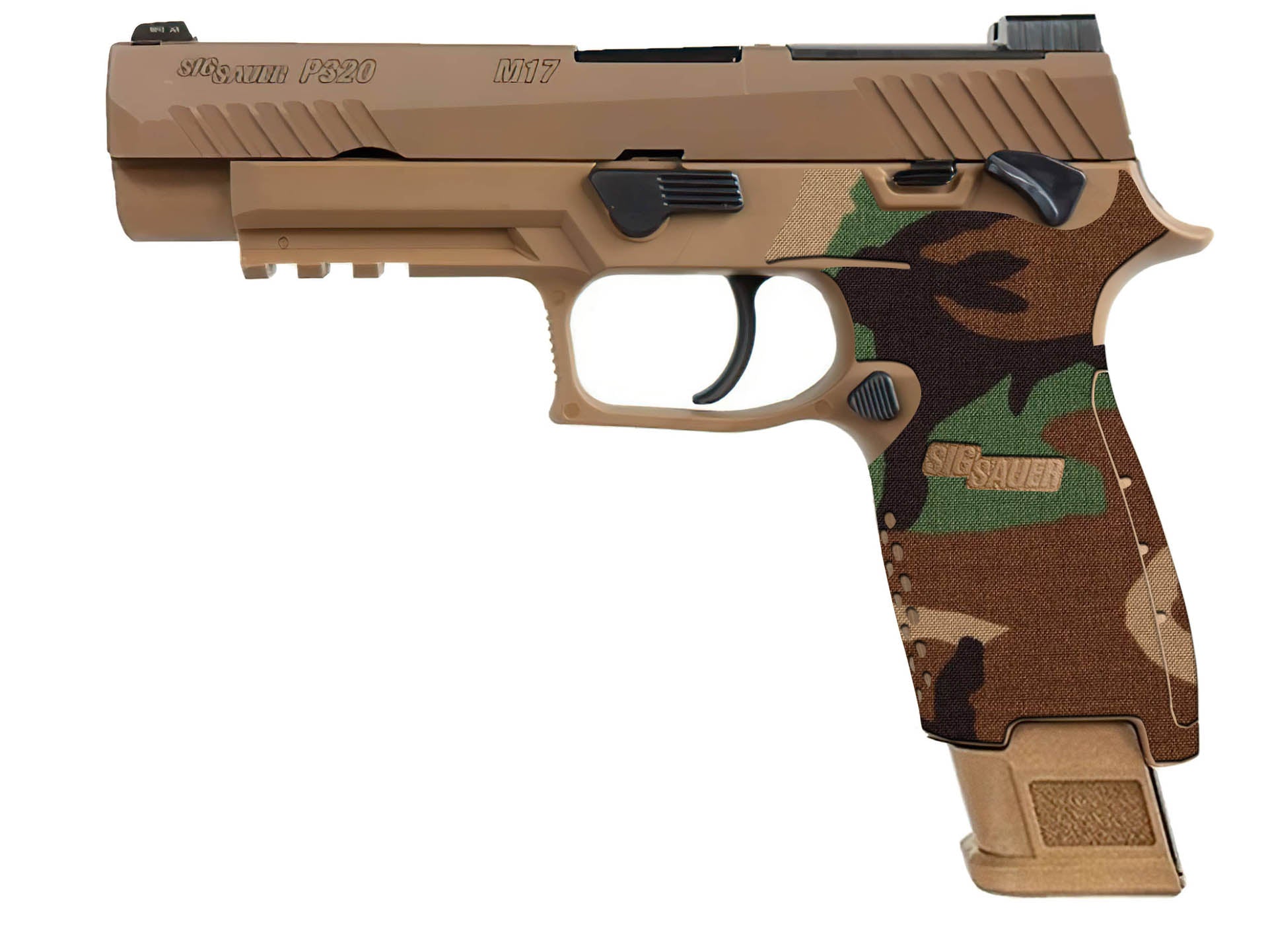 SIG M17 Cordura 1000D grip wrap in M81 Woodland — Combat Textiles