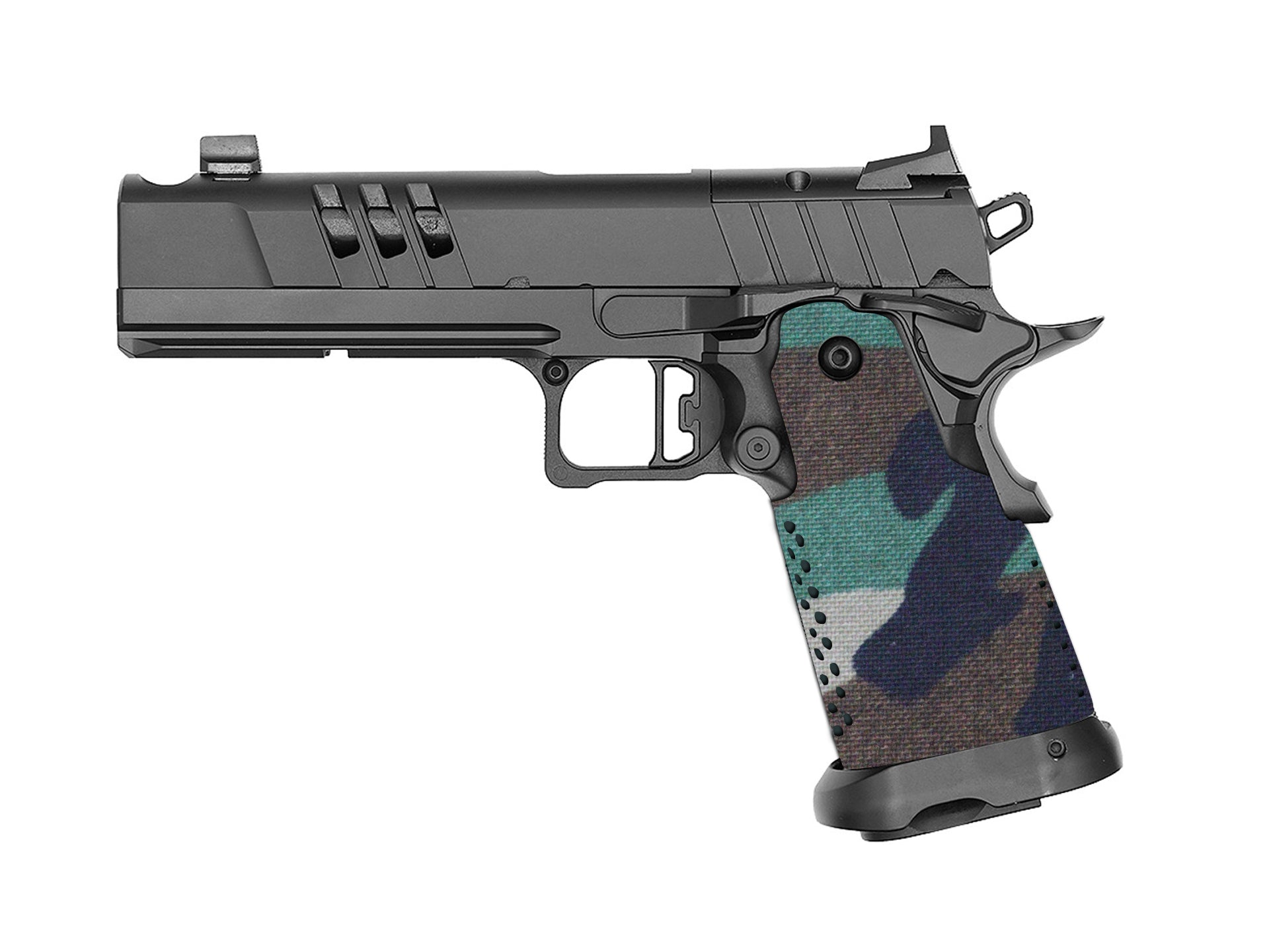 MAC 9 DS Cordura 1000D grip wrap in M81 Woodland — Combat Textiles